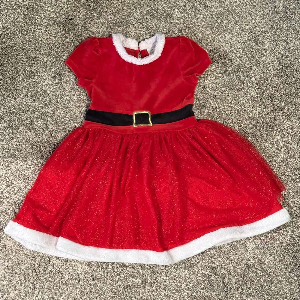 Like New Mrs. Claus / Santa Dress - Size 5T